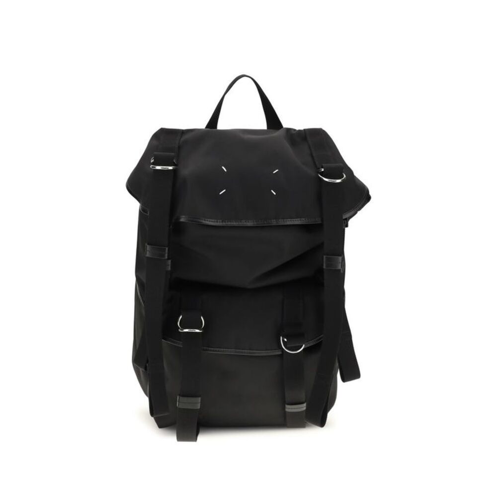 Maison Margiela Black Nylon Men's Backpack